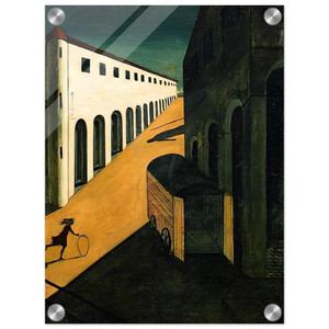 Giorgio de Chirico  MYSTERY AND MELANCHOLY OF A STREET 1914 Acrylic Print
