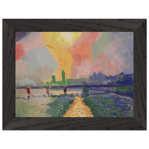 Andre Derain Charing Cross Bridge London 1906 Framed Art Print