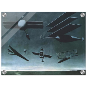 Rene Magritte  BLACK FLAG 1937 Acrylic Print