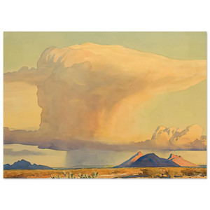 Maynard Dixon  DROUGHT AND DOWNPOUR 1944 Fine Art Poster / Art Print