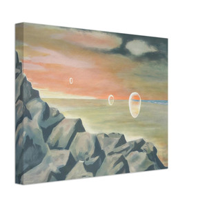 Clarence Holbrook Carter  Eschantos 21  Magic Realism Canvas