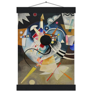 Wassily Kandinsky  A CENTRE 1924 Museum-Quality Matte Paper Poster with Hanger