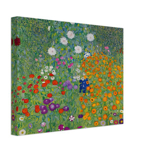 Gustav Klimt  BLUMENGARTEN 1907 Canvas
