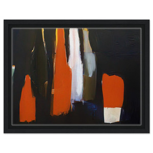 Nicolas de Stael  Bouteilles  Art Informel Framed Canvas