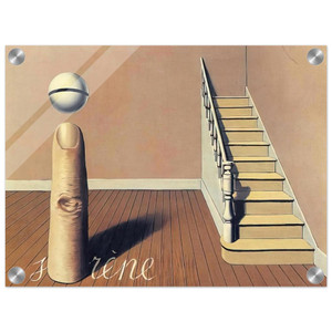Rene Magritte  FORBIDDEN LITERATURE THE USE OF THE WORD 1936 Acrylic Print