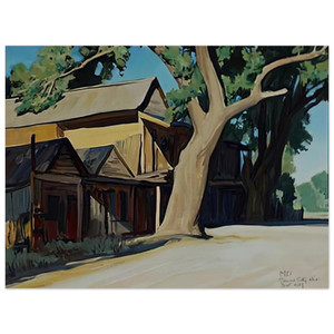 Maynard Dixon  OLD CHINATOWN CARSON CITY NEVADA 1937 Aluminum Print