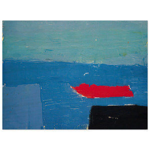 Nicolas de Stael  Bateau  Lyrical Abstraction Wood Print