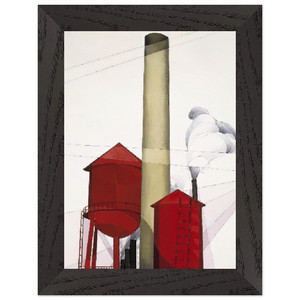 Charles Demuth  Buildings  1930 Premium Wooden Framed Art Print / Poster