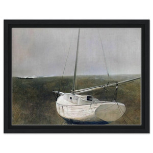 Andrew Wyeth  BELOW DOVER 1950 Framed Canvas