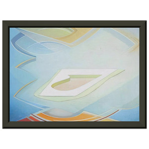 Lawren Harris  Intimations  1943 Premium Metal Framed Art Print / Poster