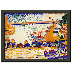Derain: Port of Collioure 1905 - 1 Premium Metal Framed Art Print / Poster