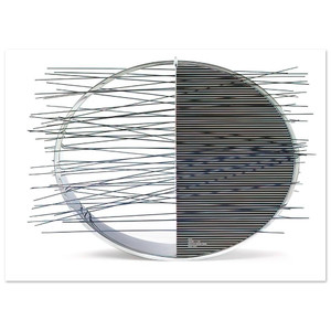 Jesus Rafael Soto  ANELLO Fine Art Poster / Art Print