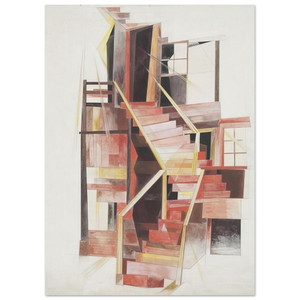 Charles Demuth  Stairs Provincetown  1920 Fine Art Poster / Art Print