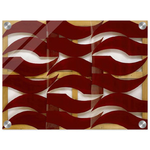 Carla Accardi  Rosso scuro  1974 Acrylic Print