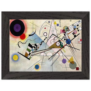 Wassily Kandinsky  COMPOSITION 8 1923 Premium Wooden Framed Art Print / Poster