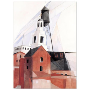 Charles Demuth  Lancaster  1920 Fine Art Poster / Art Print