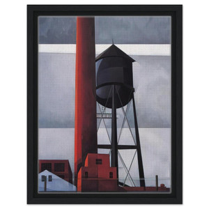 Charles Demuth  Chimney and Water Tower  1931 Framed Canvas