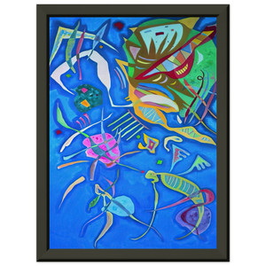 Wassily Kandinsky  GROUPING 1937 Premium Metal Framed Art Print / Poster