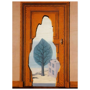 Rene Magritte  THE AMOROUS PERPECTIVE 1935 Wood Print