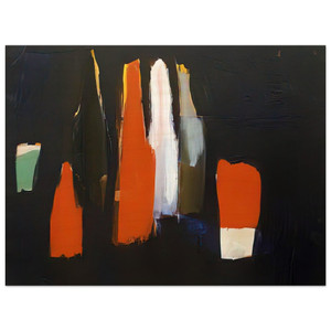 Nicolas de Stael  Bouteilles  Art Informel Wood Print