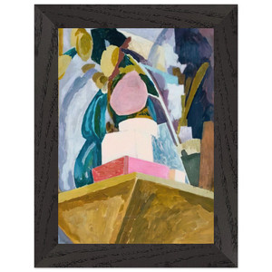 Vanessa Bell Still Life Mantelpiece Premium Wooden Framed Art Print / Poster