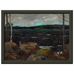 Tom Thomson  NORTHERN LAKE 1913 Premium Metal Framed Art Print / Poster