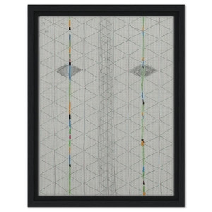 Bruno Munari  Untitled 1  1984 Framed Canvas