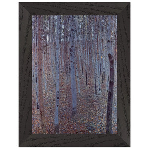 Gustav Klimt  BUCHENHAIN Premium Wooden Framed Art Print / Poster