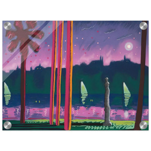 Carlos Almaraz  Suave Como La Noche  1982 Acrylic Print