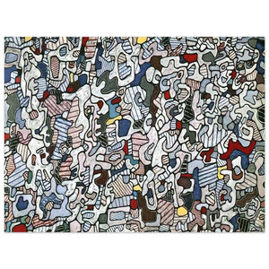 Jean Dubuffet  L HOURLOUPE 1966 Aluminum Print