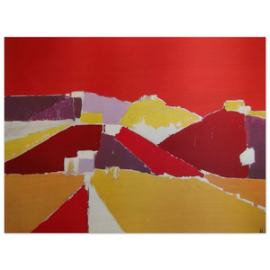 Nicolas de Stael  Agrigente  1953 Wood Print