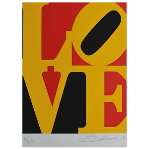 Robert Indiana  German Love Fine Art Poster / Art Print