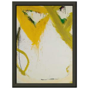 Norman Bluhm  Butte  1967 Premium Metal Framed Art Print / Poster