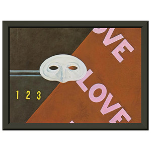 Charles Demuth Love Love Love Gertrude Stein 1928 Metal Framed Print/Poster