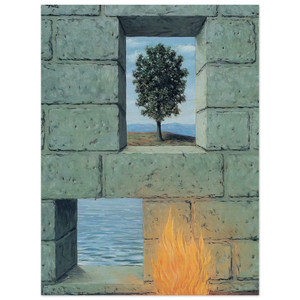 Rene Magritte  MENTAL COMPLACENCY 1950 Wood Print