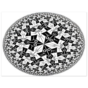 MC Escher  CIRCLE LIMIT I Aluminum Print