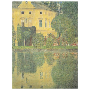 Gustav Klimt  SCHLOSS KAMMER ON THE ATTERSEE IV Wood Print