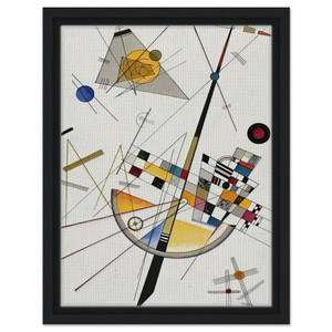 Wassily Kandinsky  DELICATE TENSION NO 85 1923 Framed Canvas