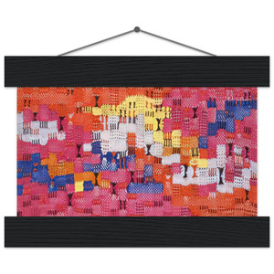 Anni Albers South Border 1958 Museum-Quality Matte Paper Poster with Hanger