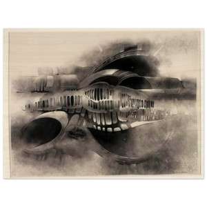 Lee Bontecou  UNTITLED 1966 1 N1 Wood Print