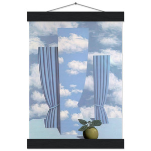 Rene Magritte BEAUTIFUL WORLD 1962 Matte Paper Poster with Hanger