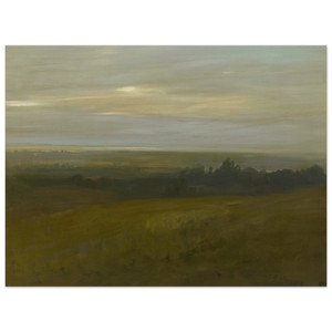 Xavier Martinez  San Leandro Bay  Tonalism Wood Print