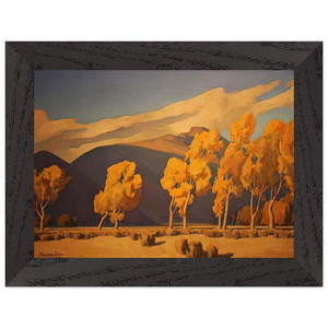 Maynard Dixon  NOVEMBER IN NEVADA 1935 Premium Wooden Framed Art Print / Poster