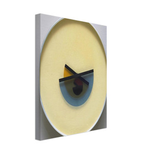 Bruno Munari  LOra X Clock  1945 Canvas