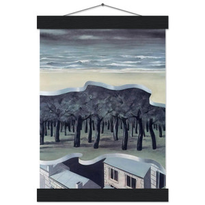 Rene Magritte POPULAR PANORAMA 1926 Museum Matte Poster with Hanger