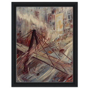 Konrad Zuse  Untitled  1967 N7 Framed Canvas