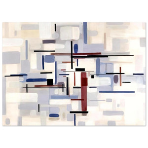 Bruno Munari From Black to White Through Violet 1948 Art Print