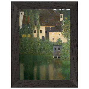 Gustav Klimt  WATER CASTLE Premium Wooden Framed Art Print / Poster