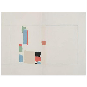 Nicolas de Stael  Abstract Composition  Lyrical Abstraction Aluminum Print