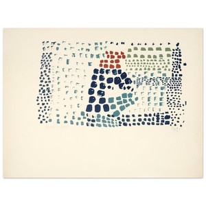 Nicolas de Stael Study in Colour No 1 Woimant Stael 93 Informel Alum Print